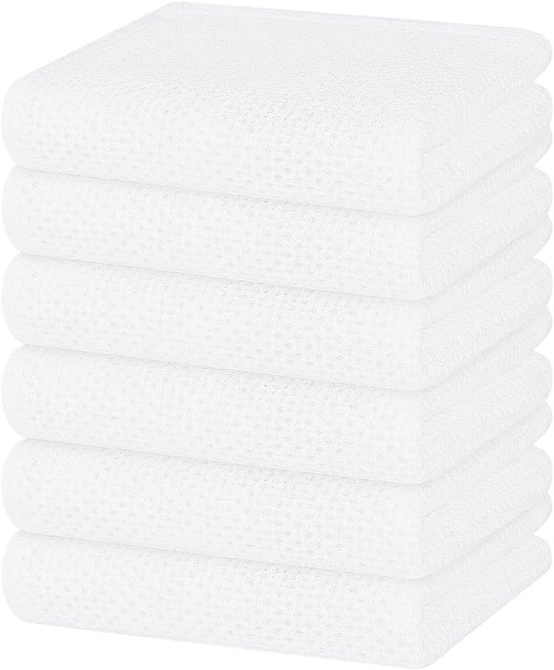 Homaxy 100% Cotton Waffle Weave Kitchen Dish Towels - Image 209