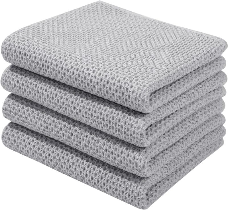 Homaxy 100% Cotton Waffle Weave Kitchen Dish Towels - Image 211
