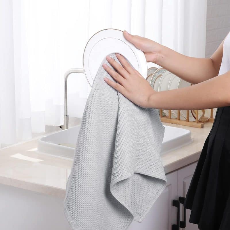 Homaxy 100% Cotton Waffle Weave Kitchen Dish Towels - Image 214