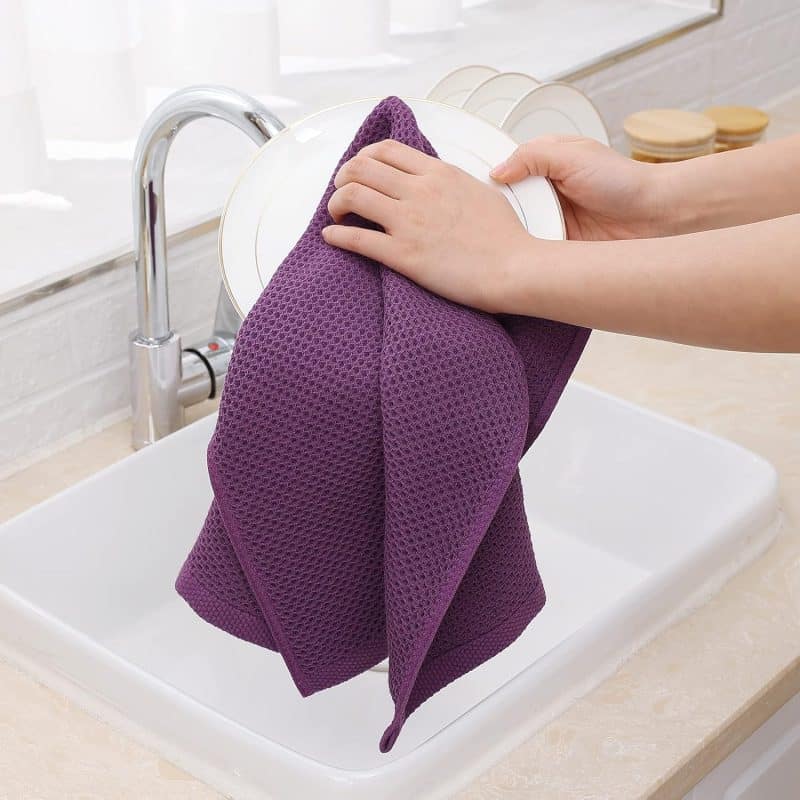 Homaxy 100% Cotton Waffle Weave Kitchen Dish Towels - Image 219