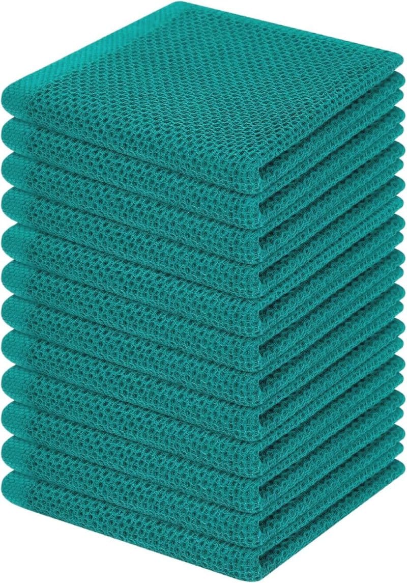 Homaxy 100% Cotton Waffle Weave Kitchen Dish Towels - Image 222