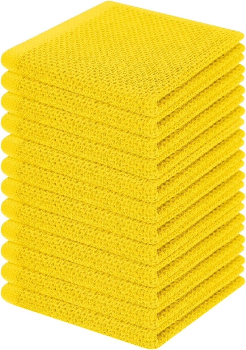Homaxy 100% Cotton Waffle Weave Kitchen Dish Towels - Image 241