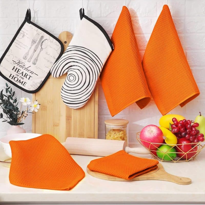 Homaxy 100% Cotton Waffle Weave Kitchen Dish Towels - Image 251
