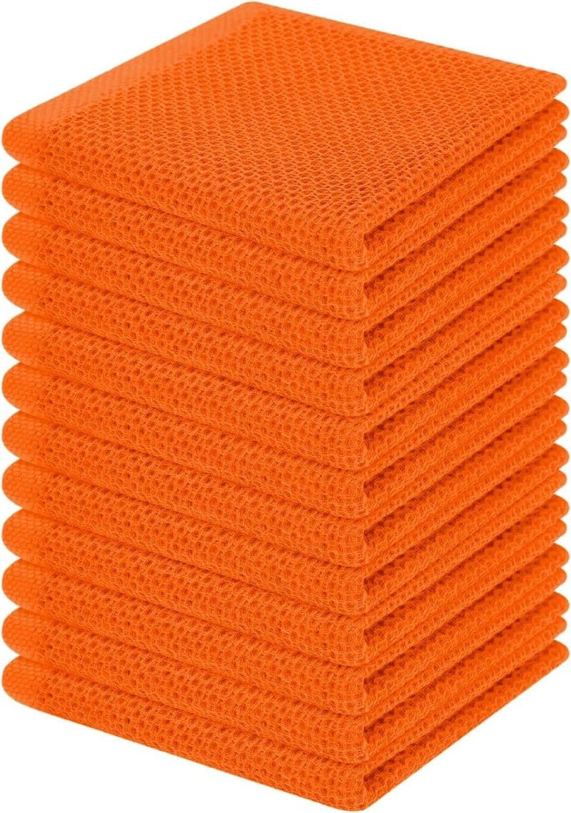 Homaxy 100% Cotton Waffle Weave Kitchen Dish Towels - Image 261
