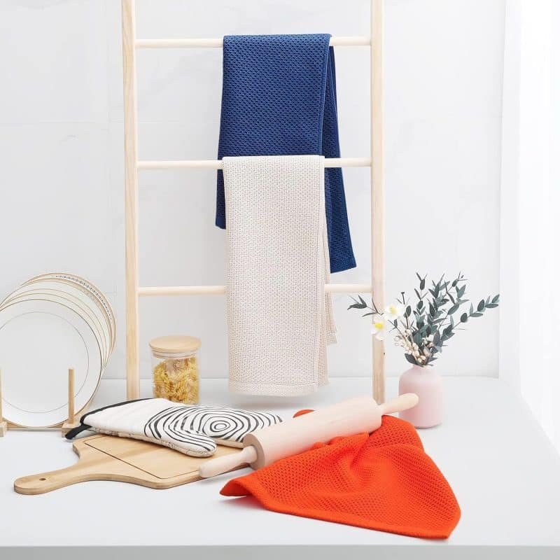 Homaxy 100% Cotton Waffle Weave Kitchen Dish Towels - Image 272