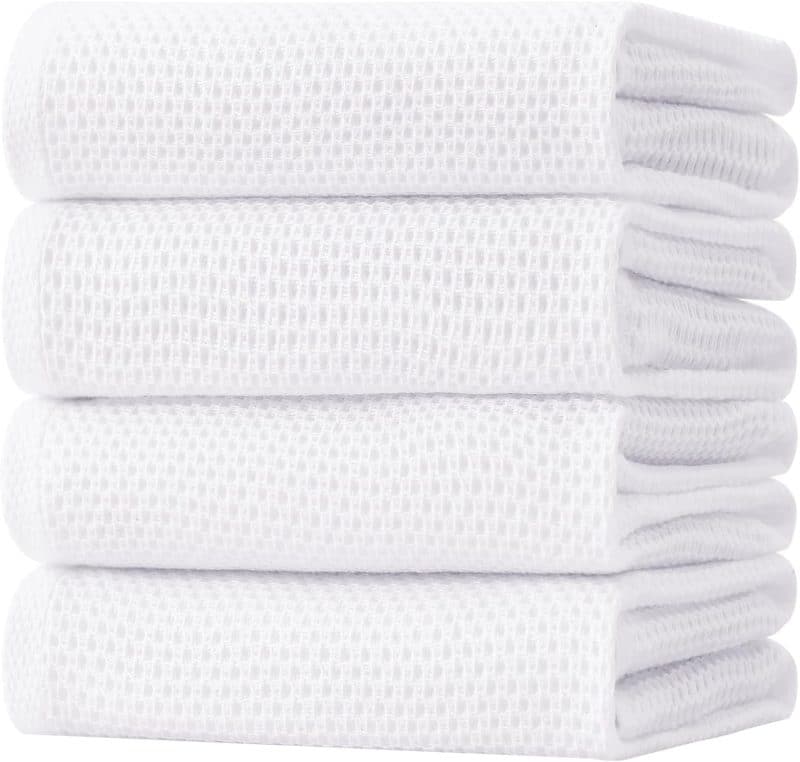 Homaxy 100% Cotton Waffle Weave Kitchen Dish Towels - Image 282
