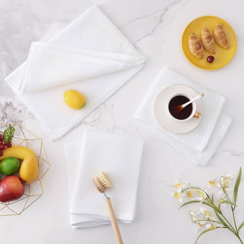 Homaxy 100% Cotton Waffle Weave Kitchen Dish Towels - Image 287