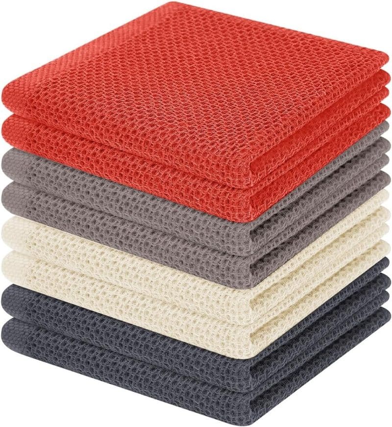 Homaxy 100% Cotton Waffle Weave Kitchen Dish Towels - Image 288