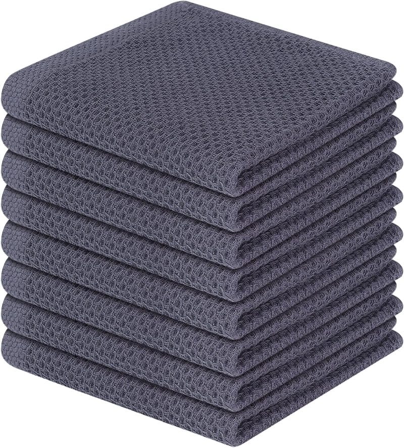 Homaxy 100% Cotton Waffle Weave Kitchen Dish Towels - Image 297