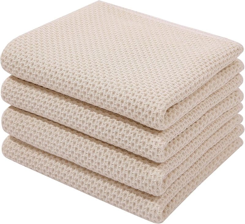 Homaxy 100% Cotton Waffle Weave Kitchen Dish Towels - Image 299