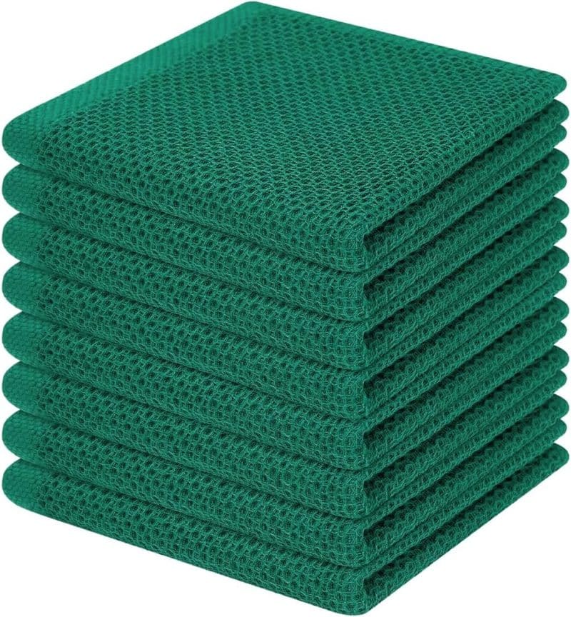 Homaxy 100% Cotton Waffle Weave Kitchen Dish Towels - Image 301