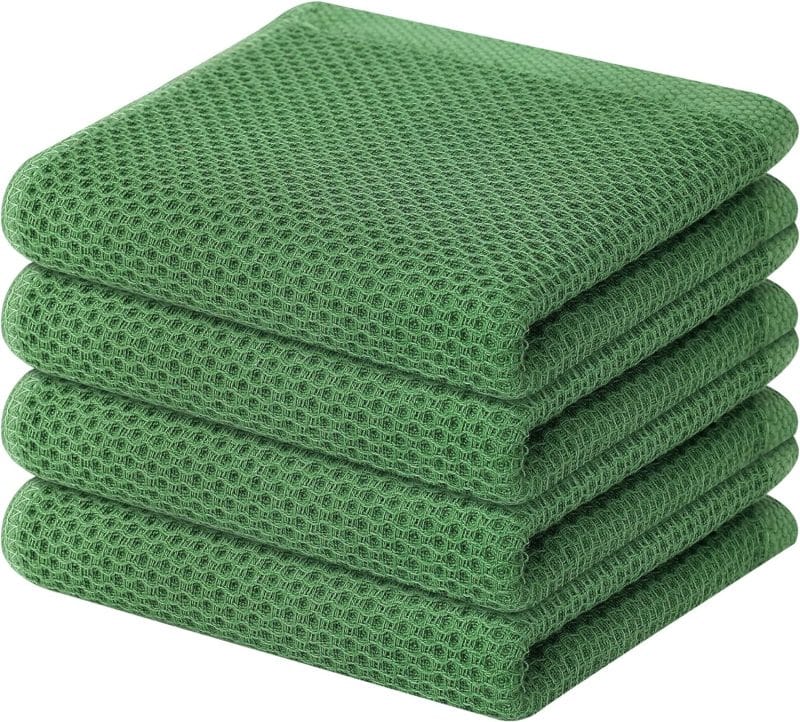 Homaxy 100% Cotton Waffle Weave Kitchen Dish Towels - Image 311