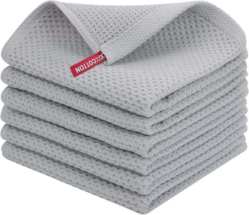 Homaxy 100% Cotton Waffle Weave Kitchen Dish Towels - Image 312