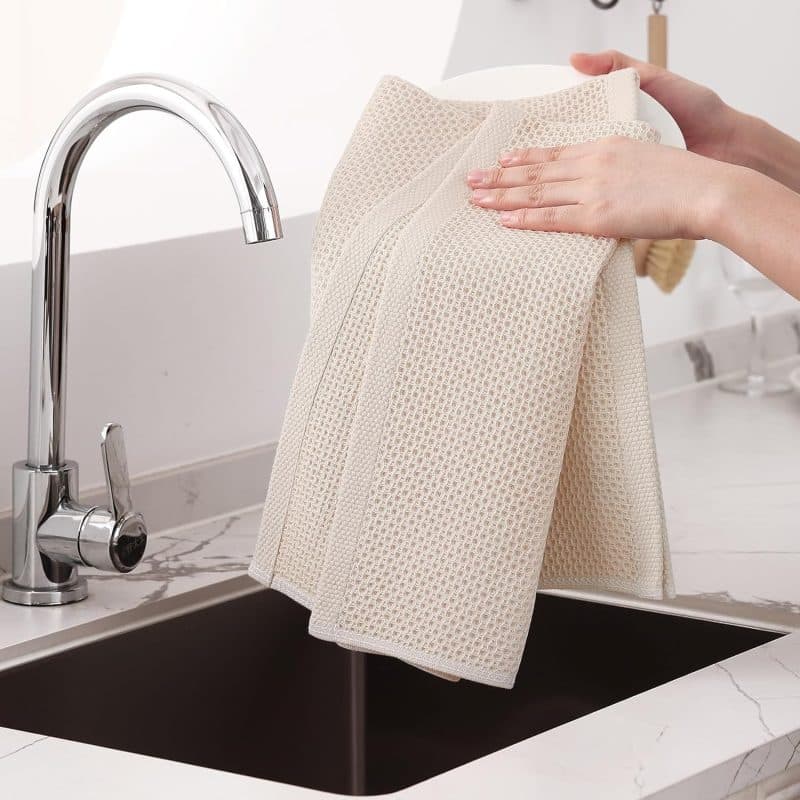Homaxy 100% Cotton Waffle Weave Kitchen Dish Towels - Image 318