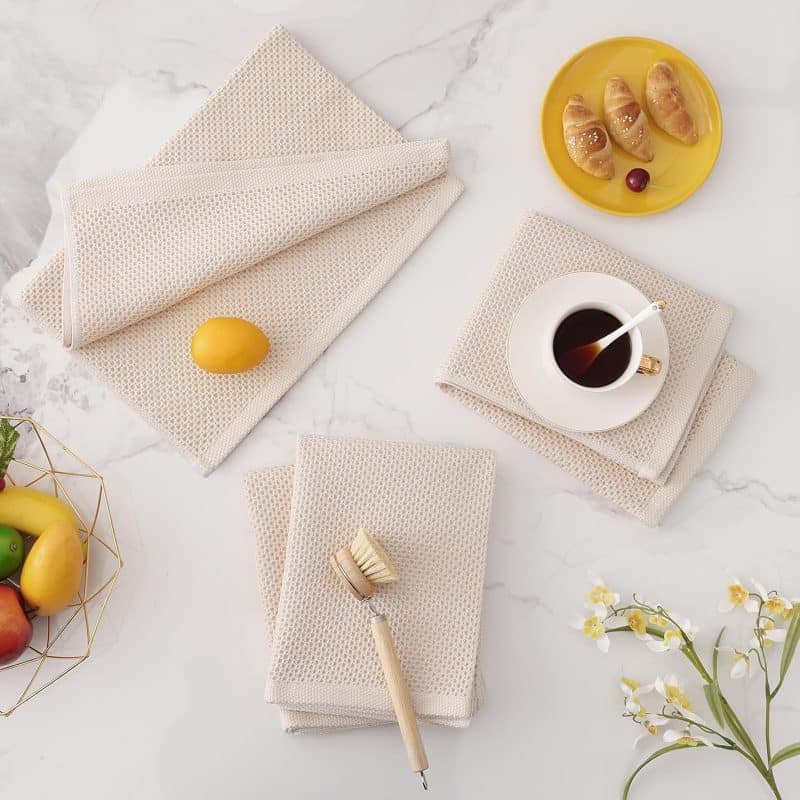Homaxy 100% Cotton Waffle Weave Kitchen Dish Towels - Image 321