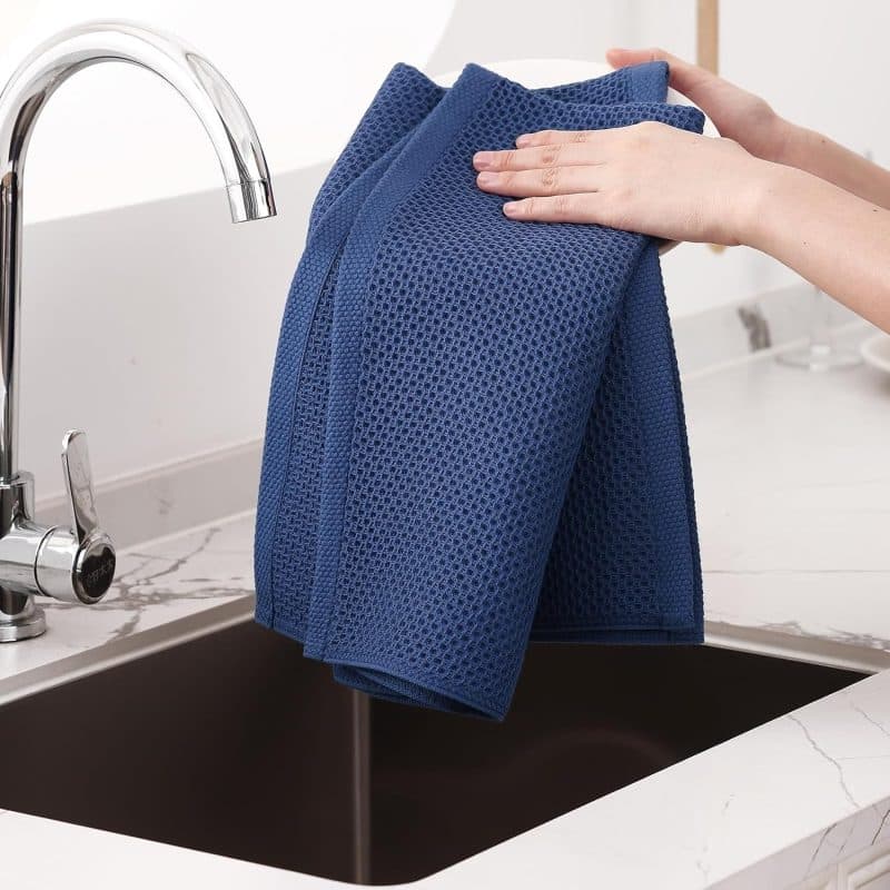 Homaxy 100% Cotton Waffle Weave Kitchen Dish Towels - Image 326