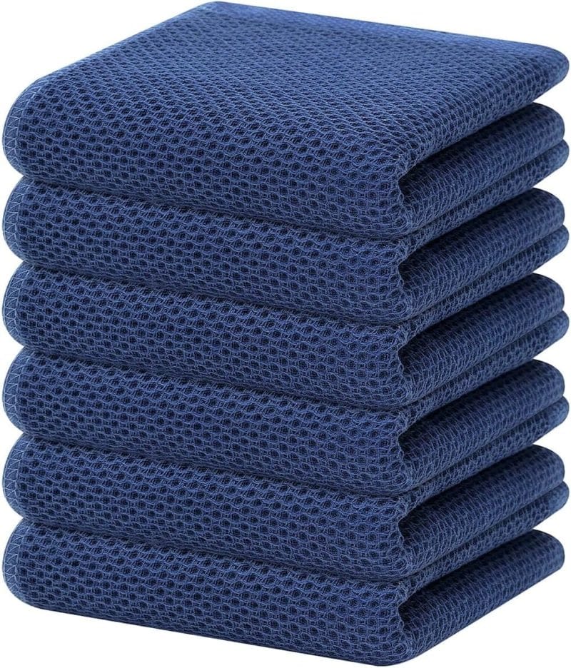 Homaxy 100% Cotton Waffle Weave Kitchen Dish Towels - Image 334