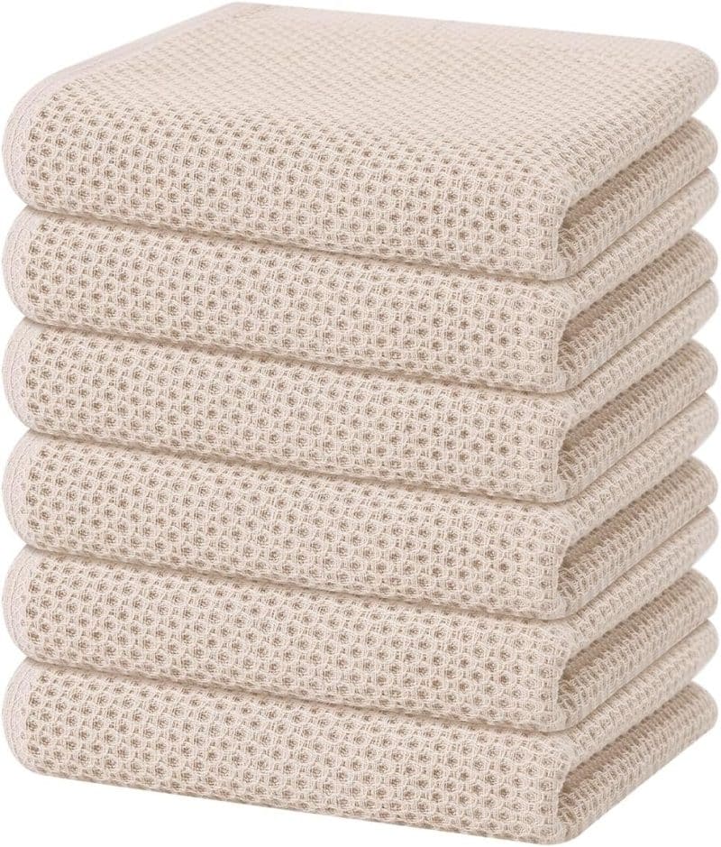 Homaxy 100% Cotton Waffle Weave Kitchen Dish Towels - Image 340