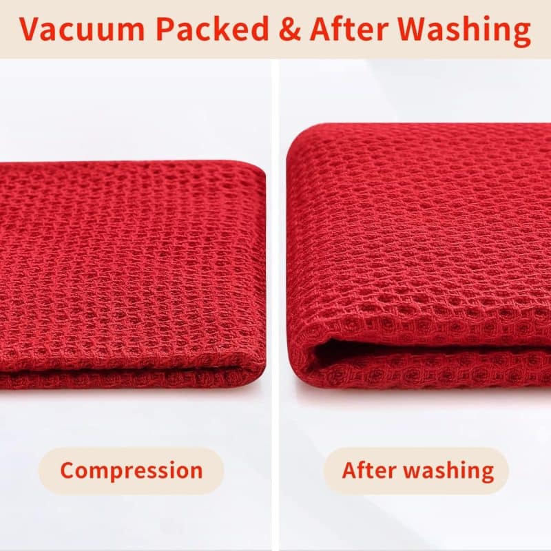 Homaxy 100% Cotton Waffle Weave Kitchen Dish Towels - Image 345