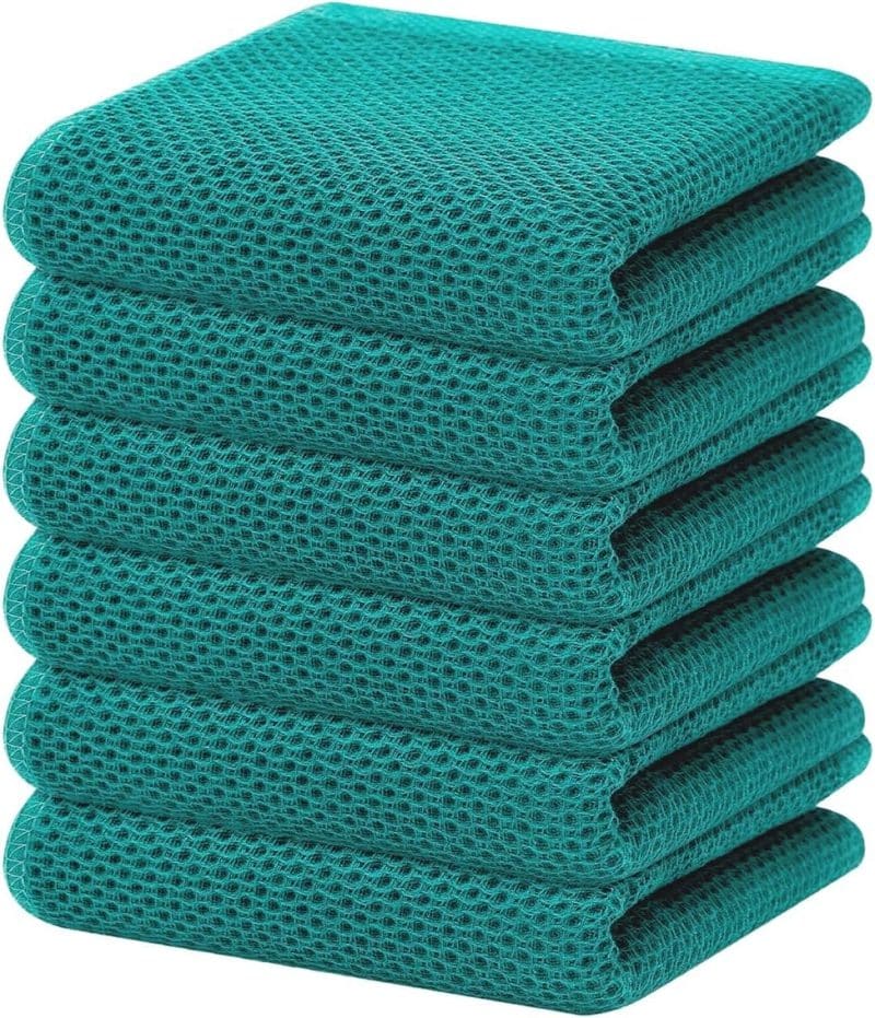 Homaxy 100% Cotton Waffle Weave Kitchen Dish Towels - Image 346