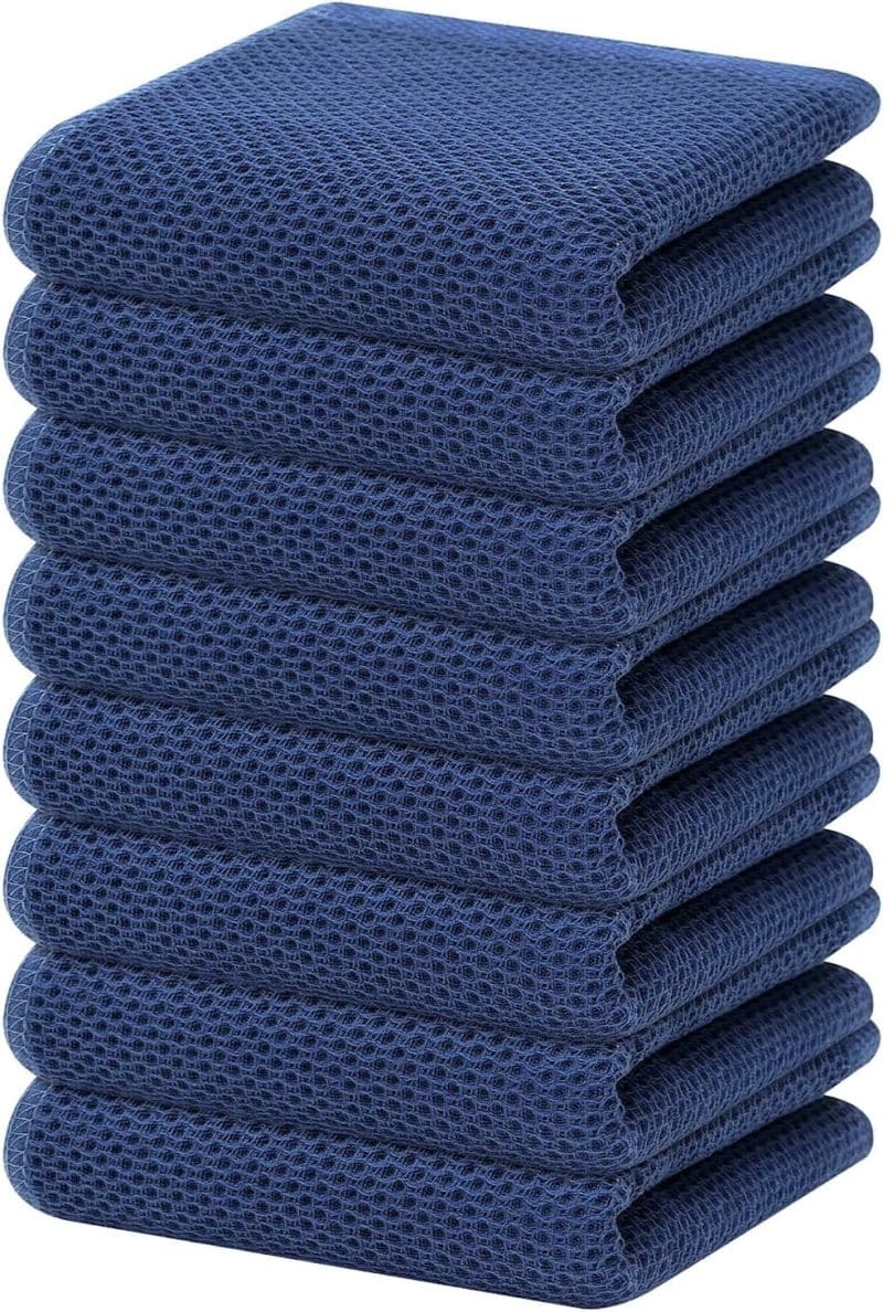 Homaxy 100% Cotton Waffle Weave Kitchen Dish Towels - Image 353