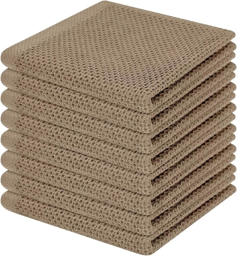 Homaxy 100% Cotton Waffle Weave Kitchen Dish Towels - Image 360