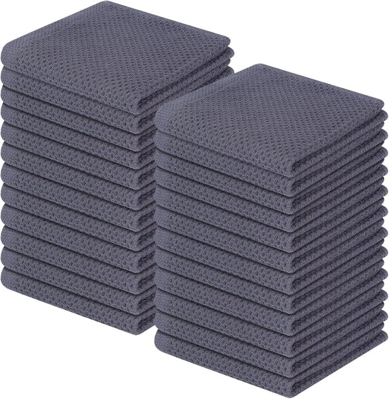 Homaxy 100% Cotton Waffle Weave Kitchen Dish Towels - Image 362