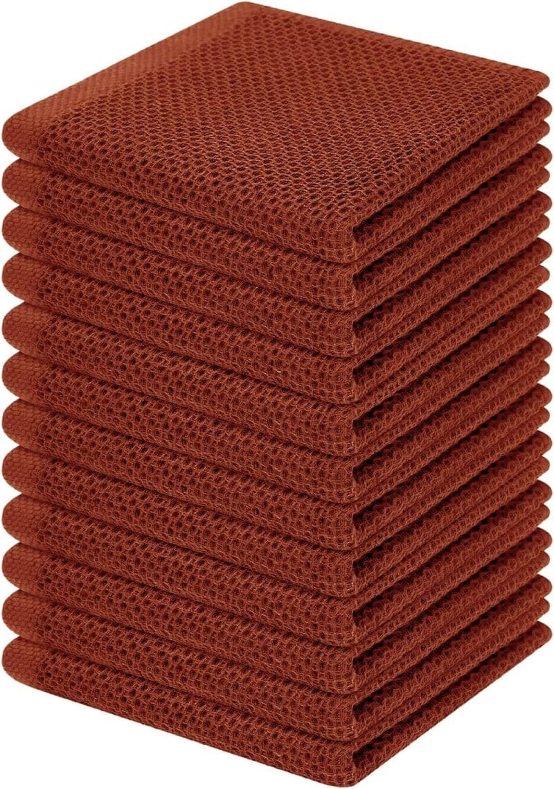 Homaxy 100% Cotton Waffle Weave Kitchen Dish Towels - Image 365