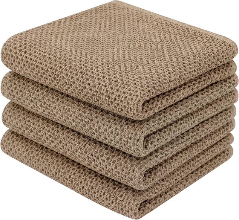Homaxy 100% Cotton Waffle Weave Kitchen Dish Towels - Image 370