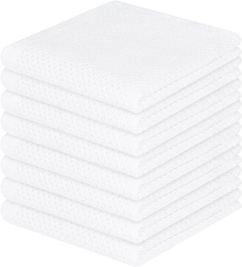 Homaxy 100% Cotton Waffle Weave Kitchen Dish Towels - Image 373