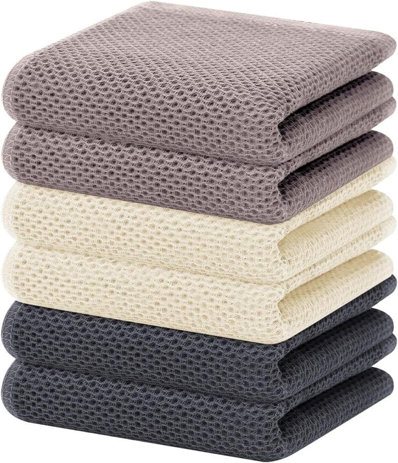 Homaxy 100% Cotton Waffle Weave Kitchen Dish Towels - Image 382