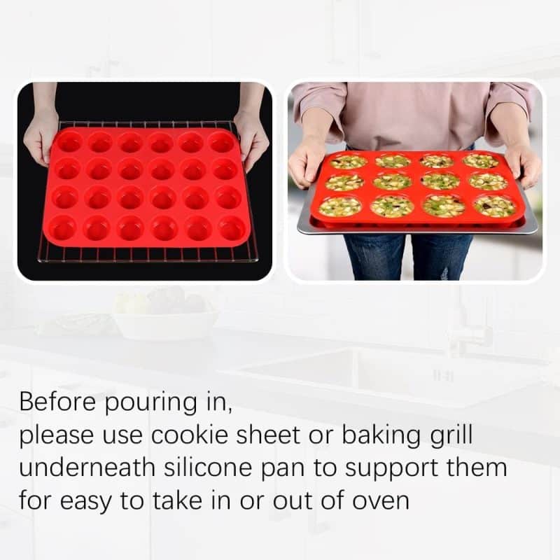 CAKETIME Silicone Mini Muffin Pan - Image 24