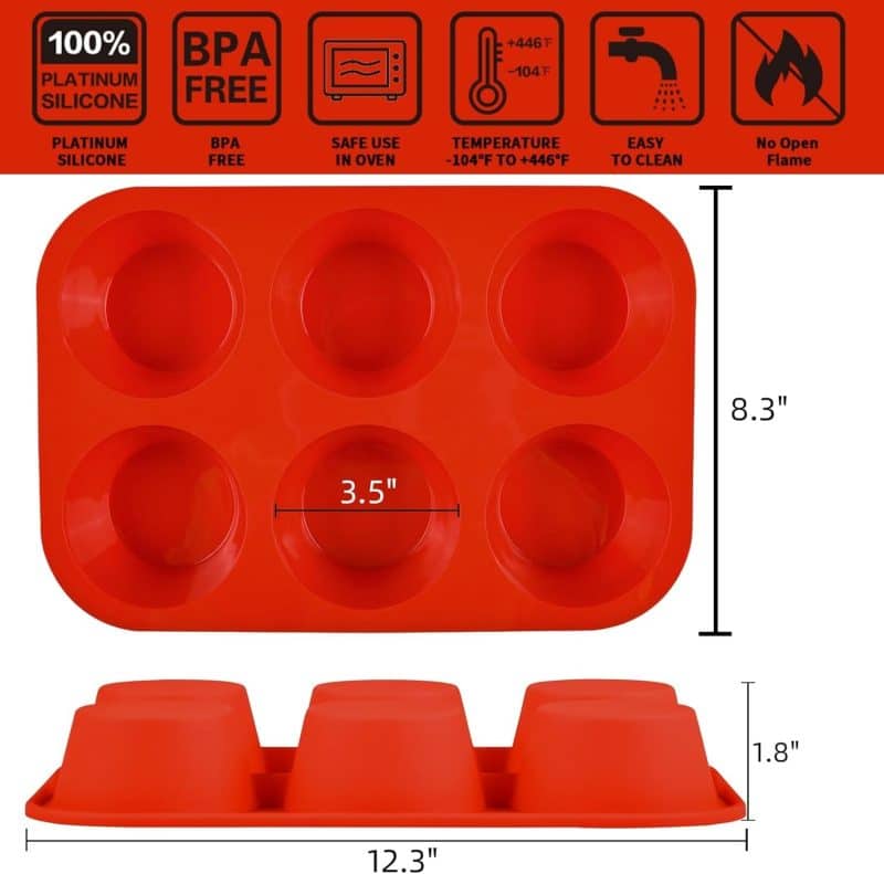 CAKETIME Silicone Mini Muffin Pan - Image 34