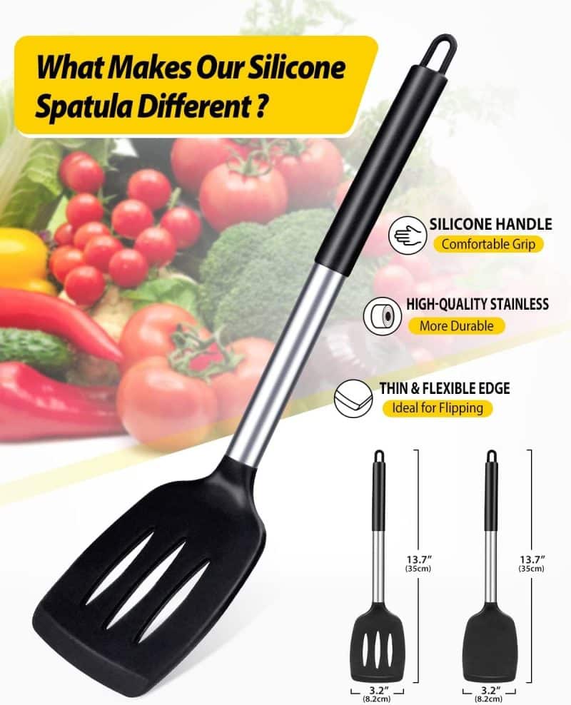 BUNDLEPRO Pack of 2 Silicone Solid Turner - Image 3
