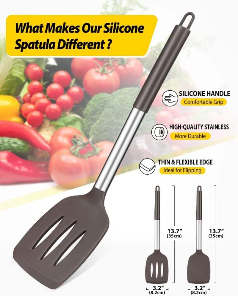 BUNDLEPRO Pack of 2 Silicone Solid Turner - Image 38