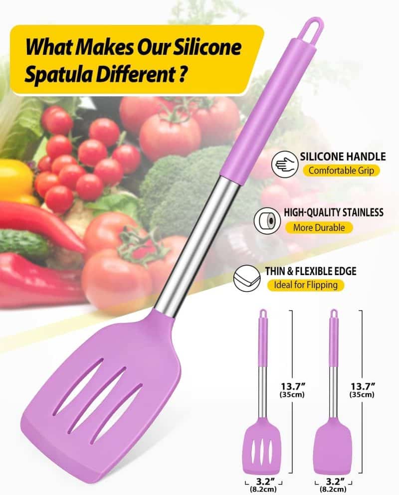 BUNDLEPRO Pack of 2 Silicone Solid Turner - Image 80
