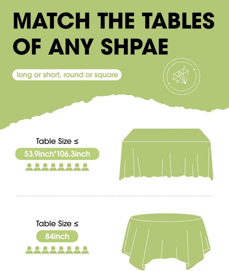 Pureegg Plastic Disposable Table Cloth - Image 9