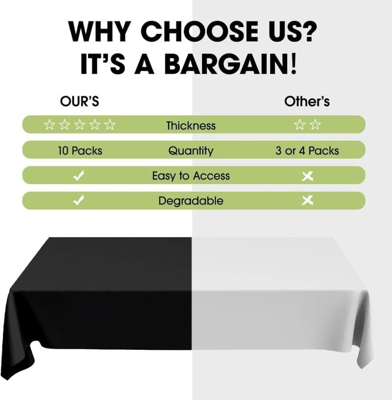 Pureegg Plastic Disposable Table Cloth - Image 15