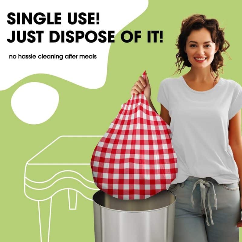 Pureegg Plastic Disposable Table Cloth - Image 63