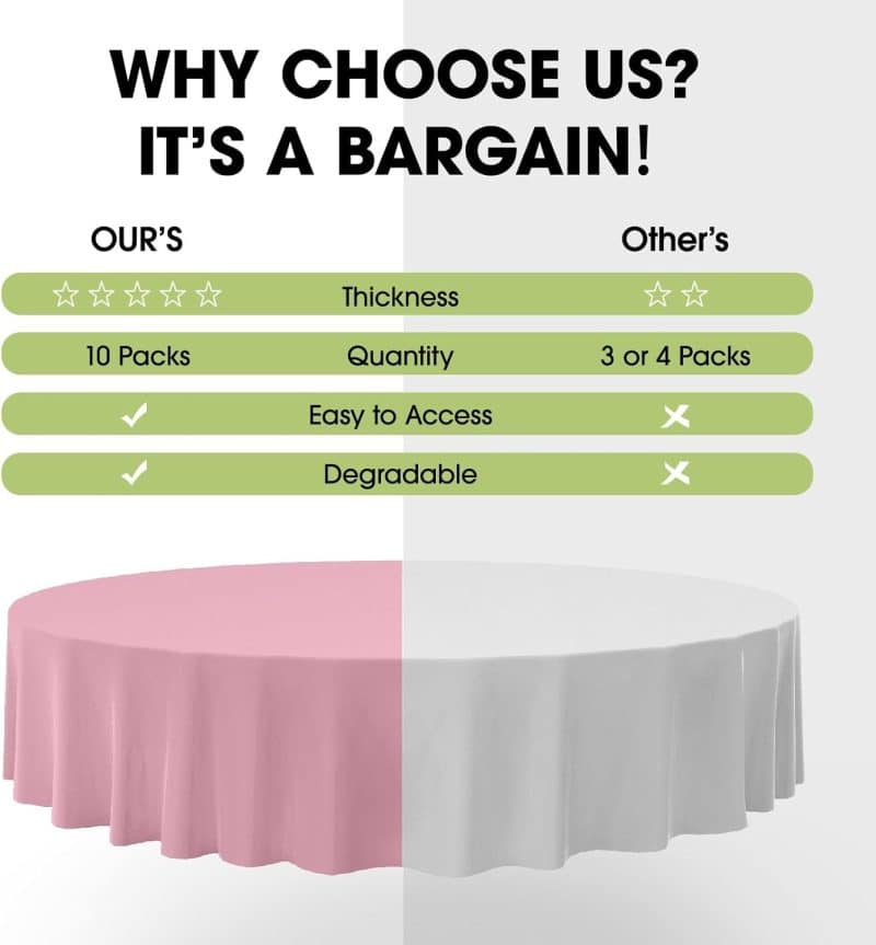 Pureegg Plastic Disposable Table Cloth - Image 73