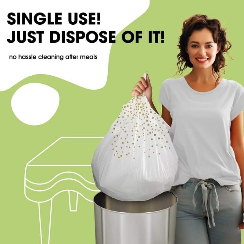 Pureegg Plastic Disposable Table Cloth - Image 88
