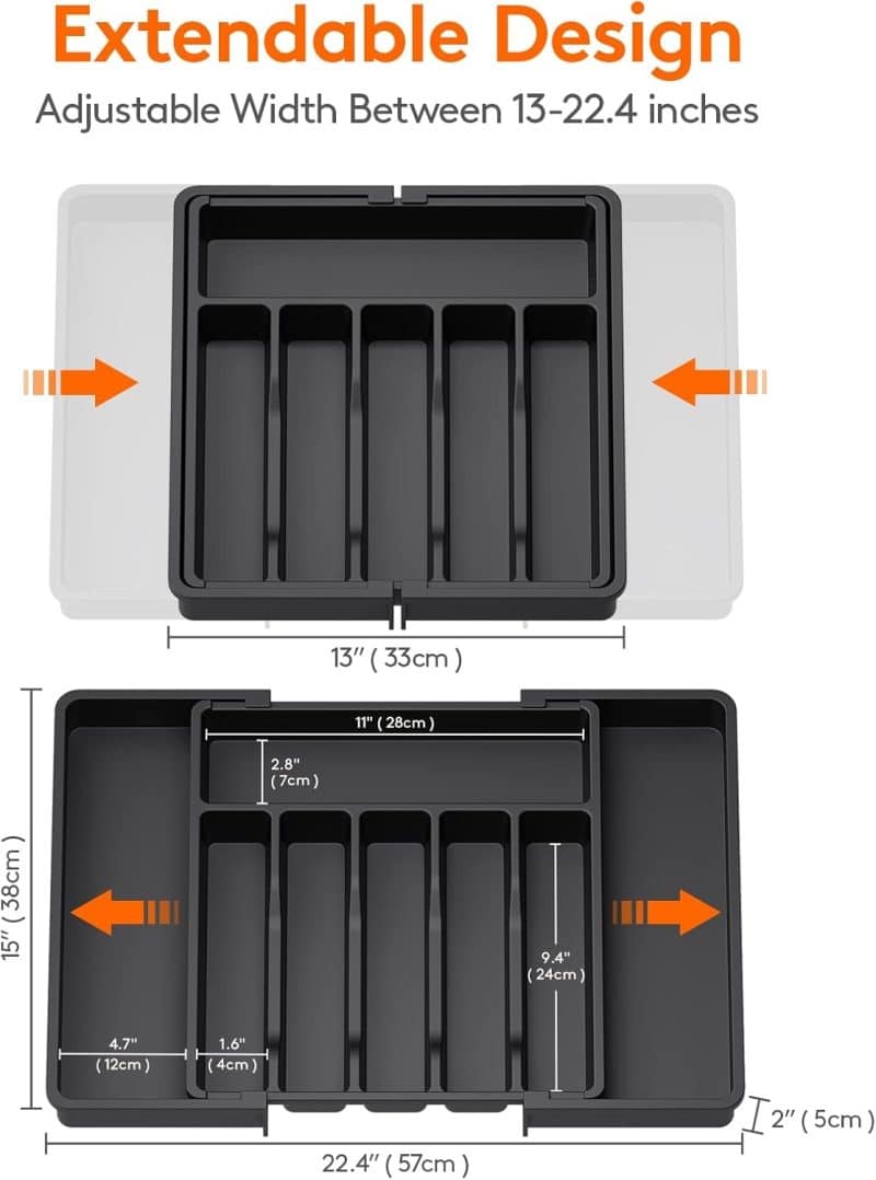 Lifewit Silverware Drawer Organizer - Image 3