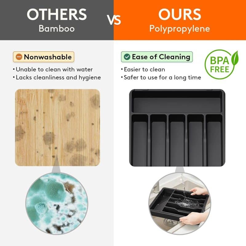 Lifewit Silverware Drawer Organizer - Image 5