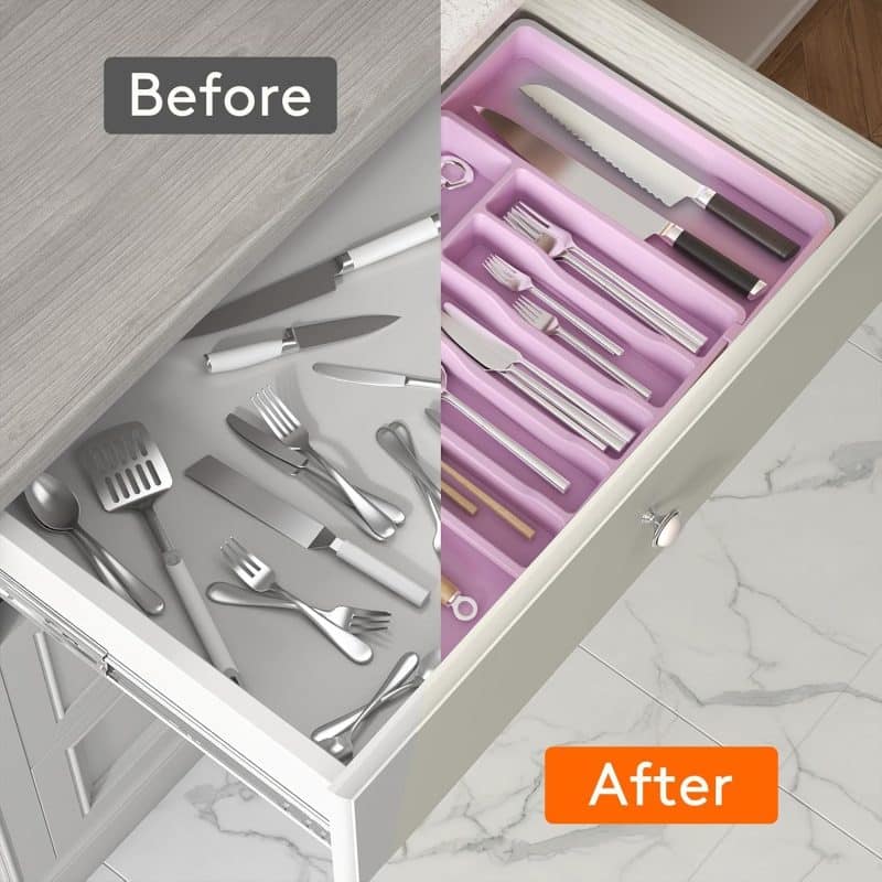 Lifewit Silverware Drawer Organizer - Image 16