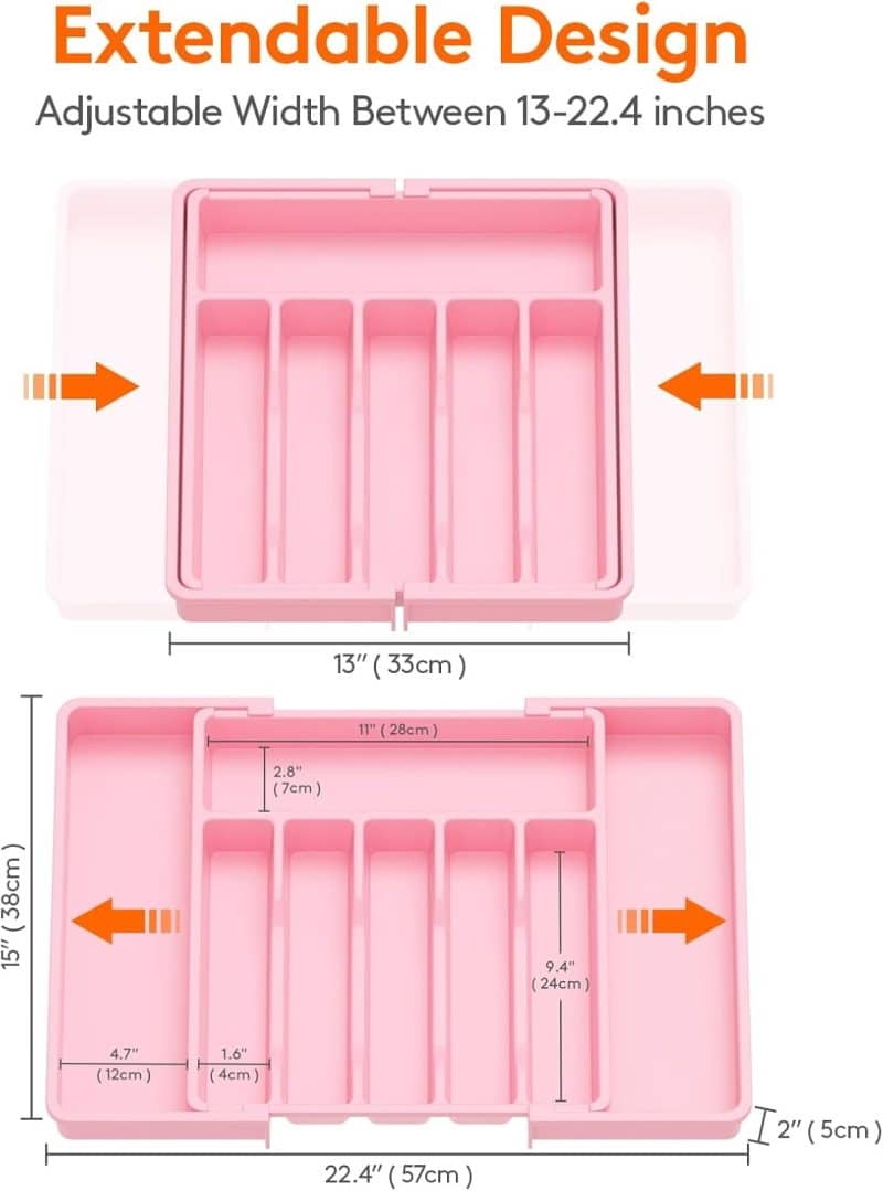Lifewit Silverware Drawer Organizer - Image 22