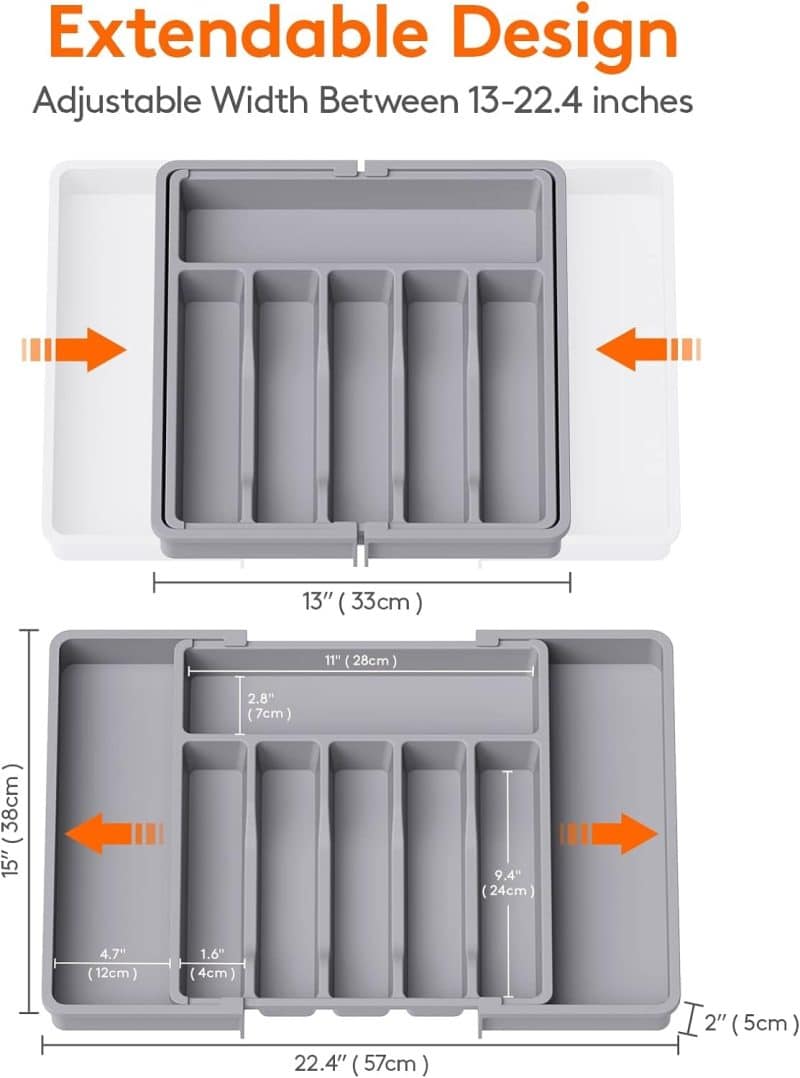 Lifewit Silverware Drawer Organizer - Image 40