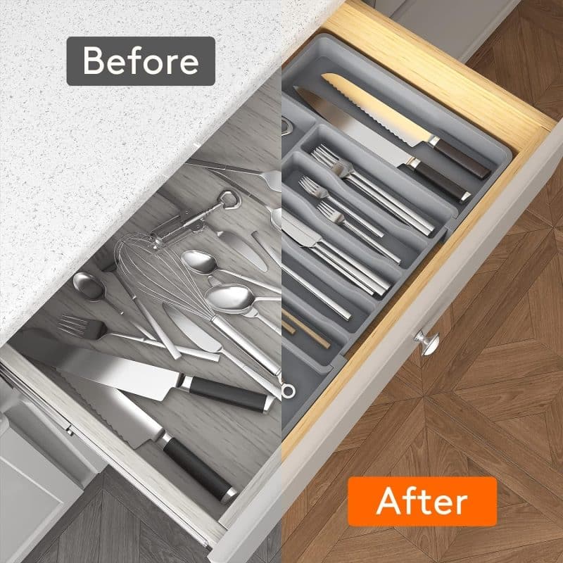 Lifewit Silverware Drawer Organizer - Image 43