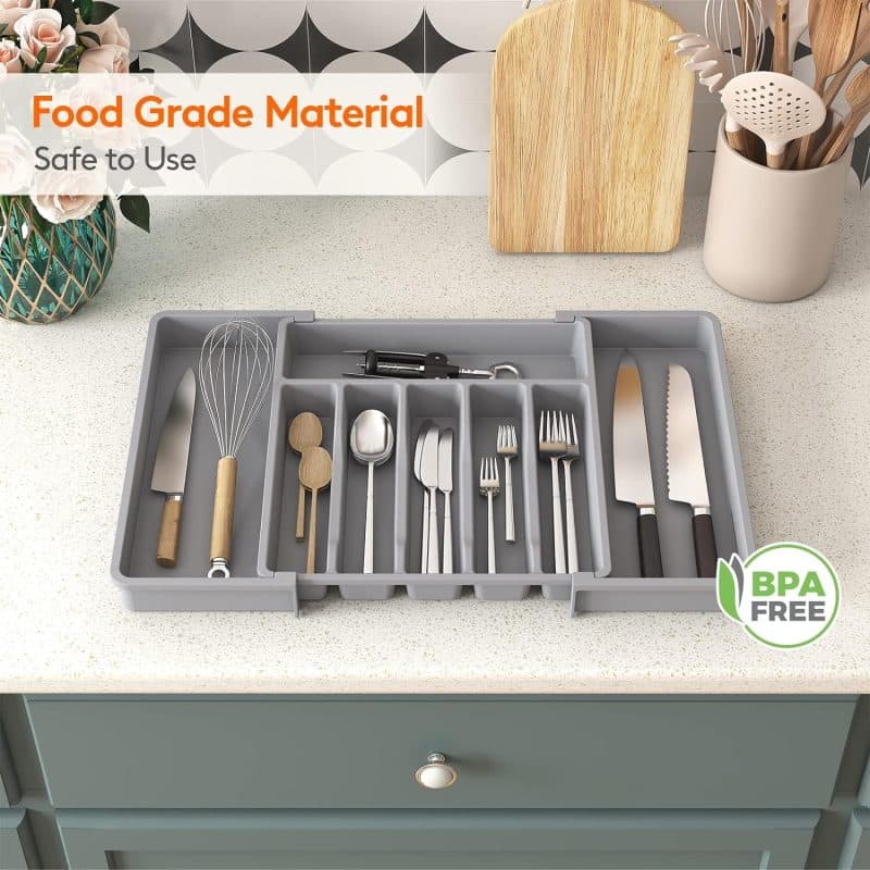 Lifewit Silverware Drawer Organizer - Image 45