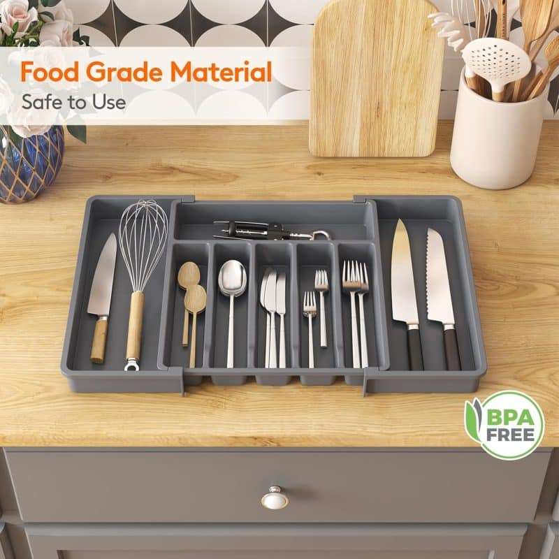 Lifewit Silverware Drawer Organizer - Image 63