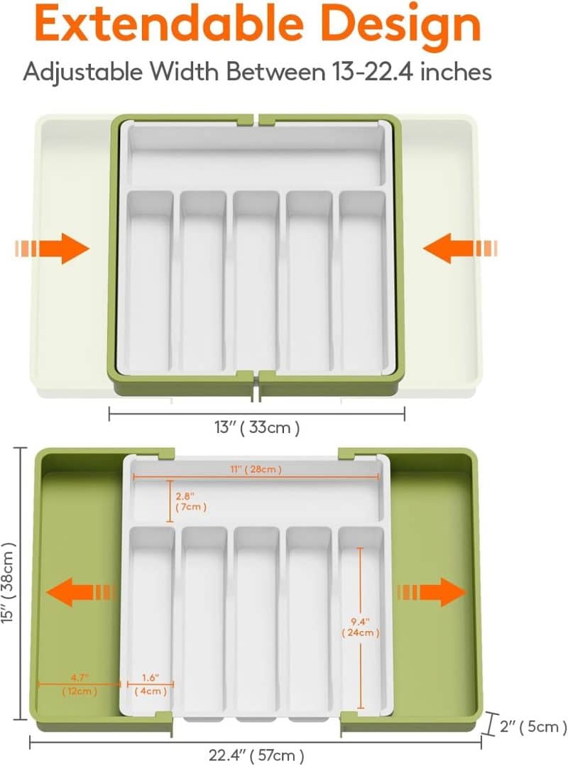 Lifewit Silverware Drawer Organizer - Image 76
